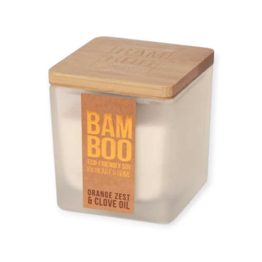 Picture of H&H BAMBOO CANDLE SMALL BAMBOO & GINGER LILY